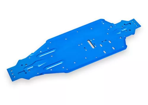 Alváz alumínium, kékre eloxált; TRAXXAS Sledge