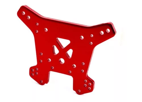 Hátsó lengéscsillapító torony 6061-T6 alumínium piros TRAXXAS Sledge