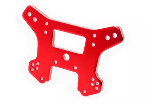 Első lengéscsillapító torony 6061-T6 alumínium piros TRAXXAS Sledge
