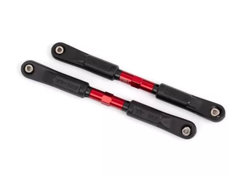 Első dőlésszög-összekötő rúd 7075-T6 alumínium piros 117mm elöl (2 db) TRAXXAS Sledge (gömbfejekkel)