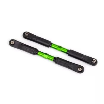   Első kerékösszetartás-szabályozó rúd 7075-T6 alumínium, zöld, 120 mm (2 db) TRAXXAS Sledge (golyóscsapokkal)