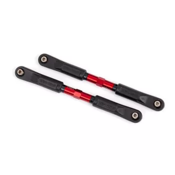   Első kerékösszetartás-szabályozó rúd 7075-T6 alumínium, piros, 120 mm (2 db) TRAXXAS Sledge (golyóscsapokkal)