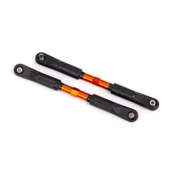   Első kerékösszetartás-szabályozó rúd 7075-T6 alumínium, narancs, 120 mm (2 db) TRAXXAS Sledge (golyóscsapokkal)