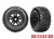 Sledgehammer BELTED gumiabroncs 3.8 felnin, fekete, 17 mm (2) TRAXXAS Sledge