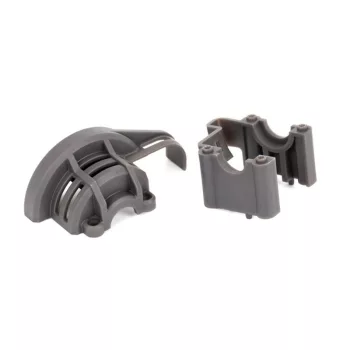   Középső differenciálmű tartó, műanyag, fekete, TRAXXAS Sledge