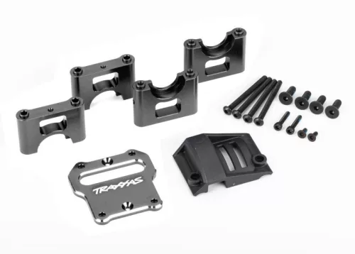 Központi differenciálmű tartó 6061-T6 alumínium sötét titán TRAXXAS Sledge