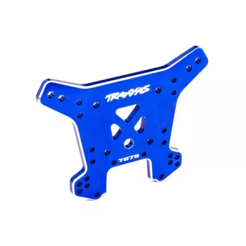   Hátsó lengéscsillapító torony 7075-T6, alumínium, kék, TRAXXAS Sledge-hez