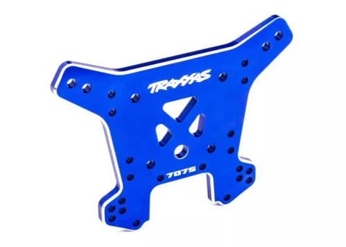 Hátsó lengéscsillapító torony 7075-T6, alumínium, kék, TRAXXAS Sledge-hez