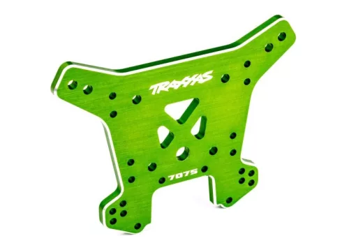 Hátsó lengéscsillapító torony 7075-T6, alumínium, zöld, TRAXXAS Sledge-hez
