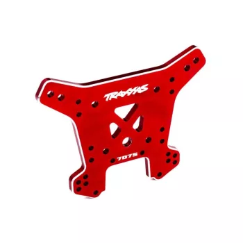   Hátsó lengéscsillapító torony 7075-T6, alumínium, piros, TRAXXAS Sledge-hez
