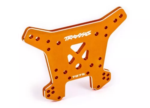 Hátsó lengéscsillapító torony 7075-T6, alumínium, narancs, TRAXXAS Sledge-hez