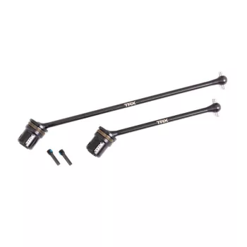   Nagy teherbírású CV kardántengelyek acélból, komplett középre (2) TRAXXAS Sledge