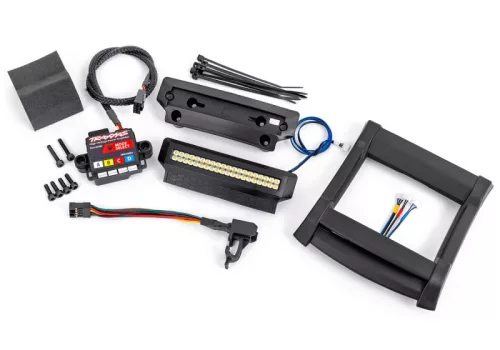 Komplett LED lámpakészlet (lökhárítóval és tetővédő lemezzel) TRAXXAS Sledge-hez