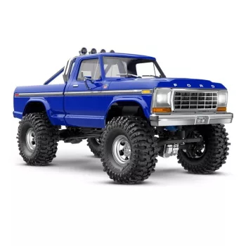   TRAXXAS TRX-4M Ford F150 4x4 "High Trial", kék 1/18 Crawler RTR, kefés motorral, akkumulátorral és USB töltővel