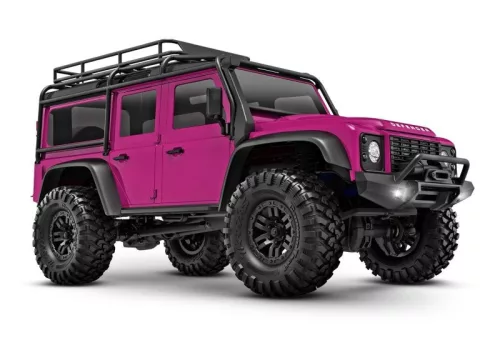Traxxas trx-4m lr defender 4x4 rózsaszín 1/18 crawler RTR