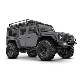   TRAXXAS TRX-4M LR Defender 4x4 ezüst 1/18 Crawler RTR, kefés motorral, akkumulátorral és USB töltővel