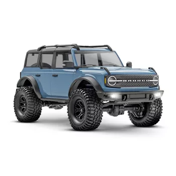   TRAXXAS TRX-4M Ford Bronco 4x4 világoskék 1/18 Crawler RTR, kefés motorral, akkumulátorral és USB töltővel