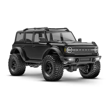   TRAXXAS TRX-4M Ford Bronco 4x4 fekete 1/18 Crawler RTR, kefés motorral, akkumulátorral és USB töltővel