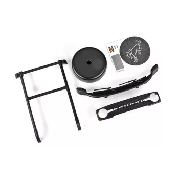   Tetőcsomagtartó, gumiborítás, idom, hűtőrács TRX9711 TRAXXAS TRX-4M Bronco-hoz