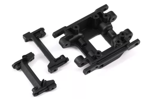 Első/hátsó lökhárító tartók padlóvédő lemezzel TRAXXAS TRX-4M-hez