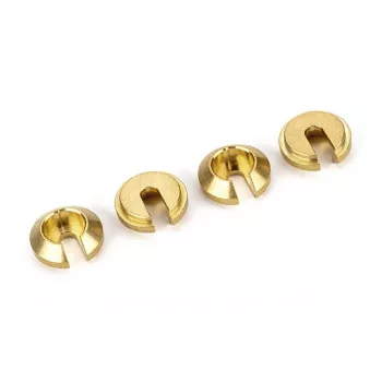 Csillapító-rugó tányér sárgaréz (egyenként 1g) (4)