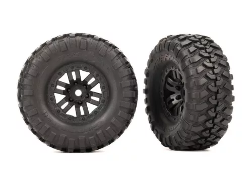 Canyon Trail gumiabroncsok 1.0 felniken, fekete (2) TRAXXAS TRX-4M