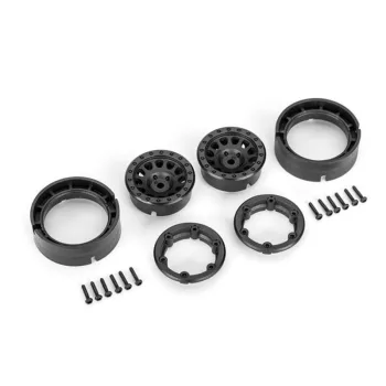 Method 1.0 Beadlock felnik, fekete (2 db) TRAXXAS TRX-4M