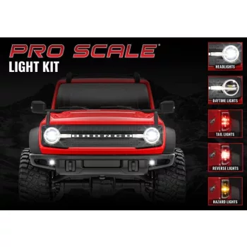 Pro Scale LED lámpakészlet TRAXXAS TRX-4M Bronco-hoz
