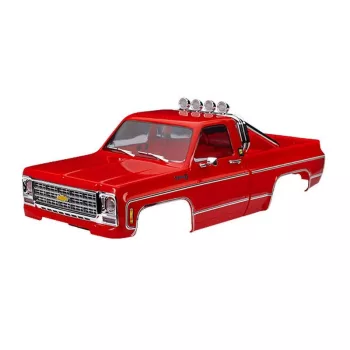 Karosszéria TRX-4M High Trail Chevy K10 piros komplett