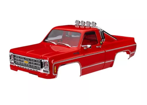Karosszéria TRX-4M High Trail Chevy K10 piros komplett