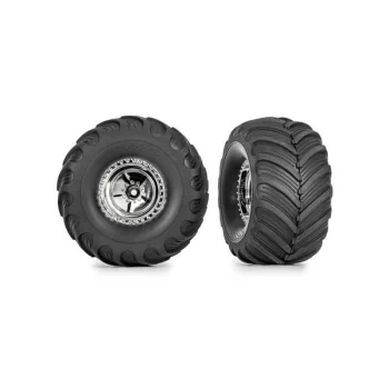   Terra Groove gumiabroncsok 1.2 króm felniken (2) TRAXXAS TRX-4MT