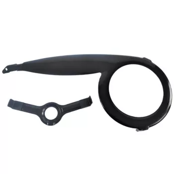 Láncvédő 44-48T fekete müanyag + tartóvas