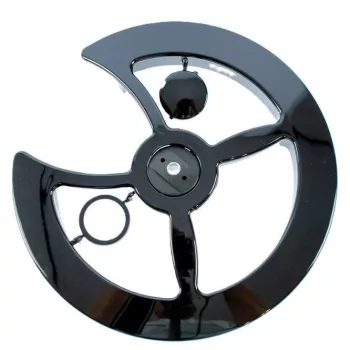 Hajtóművédő 46-48T fekete univ. felfogatás