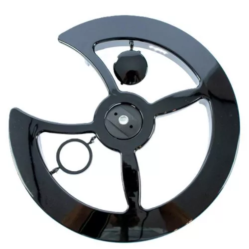 Hajtóművédő 46-48T fekete univ. felfogatás